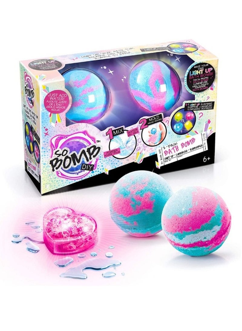 Generic So Bomb Light Up Bath Bomb 2 Pack - BBD032  - Image 1