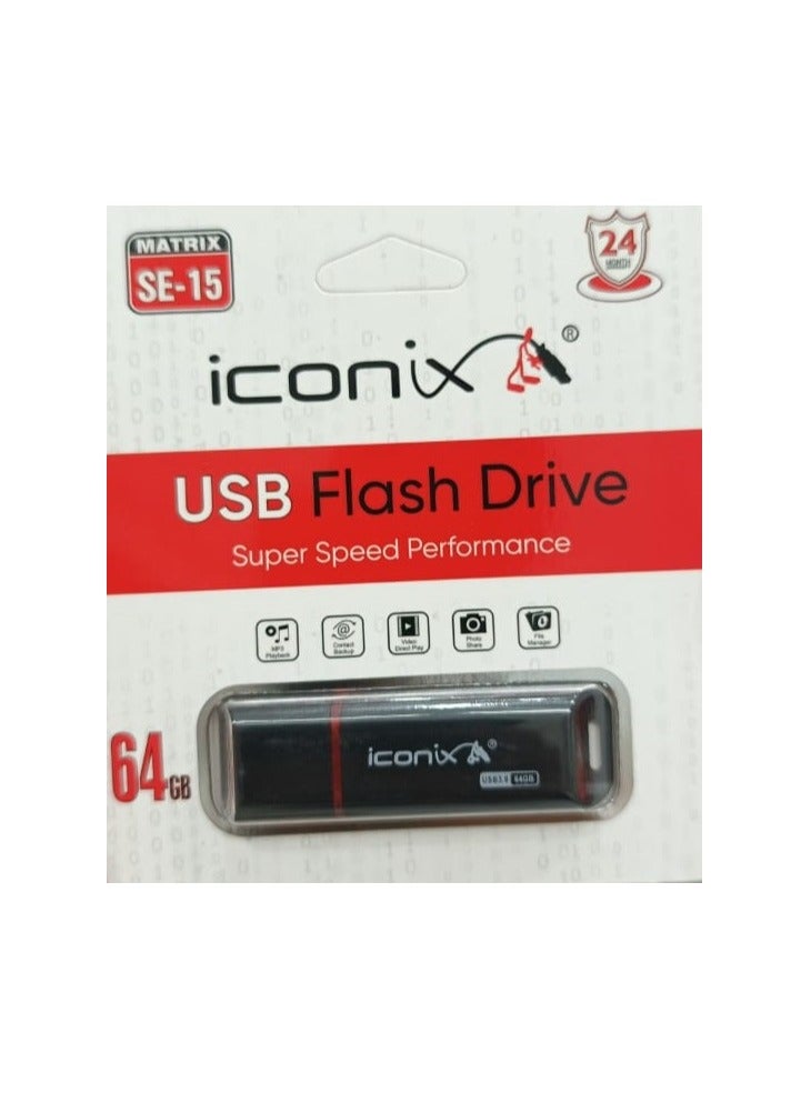 USB Flash Drive Super Speed Performance - 64 GB