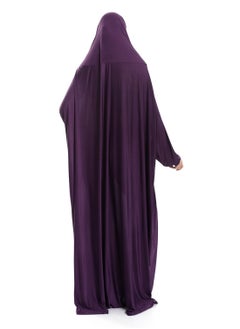 سيزار اسدال صلاة حريمي سادة متصل بغطاء للراس  - Image 3