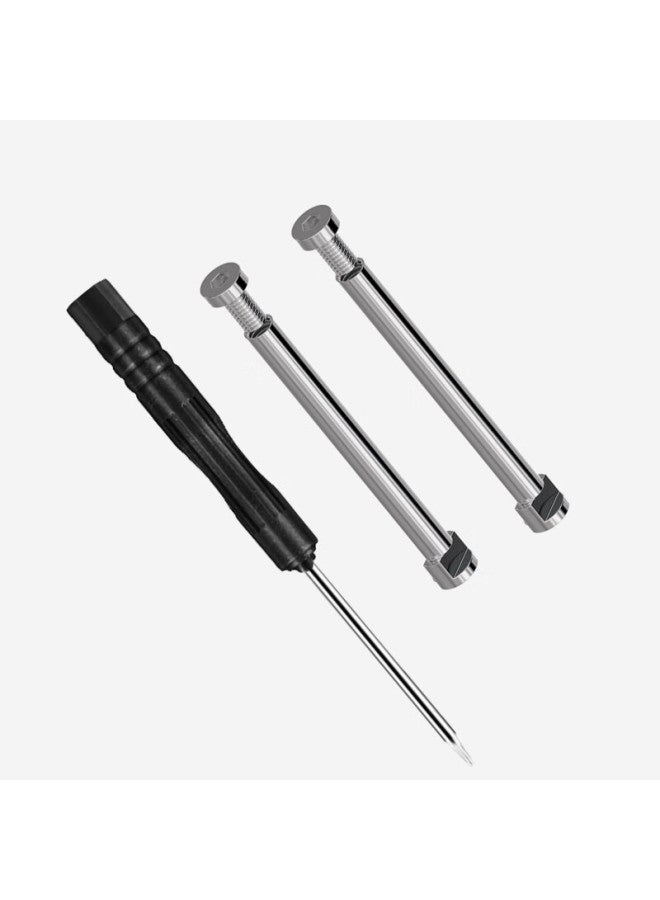 Freeson Freeson Compatible With Mitu Children's Watch 6x Strap Tallation Accessories, Xiaomi Smartwatch Strap Screw Rod, Ear Rod Screw Cap, Connecting Rod Disassembly Tool, Silver  - Image 5