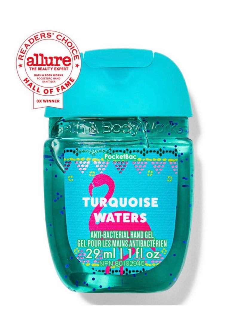 Turquoise Waters PocketBac Hand Sanitizer Gel 29ml
