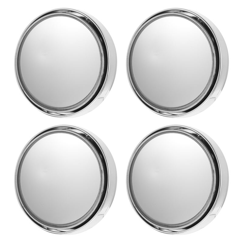 4 Pairs Rear View Mirror Rotatable Push-type Blind Spot Mirror Auxiliary Mirror - Image 1