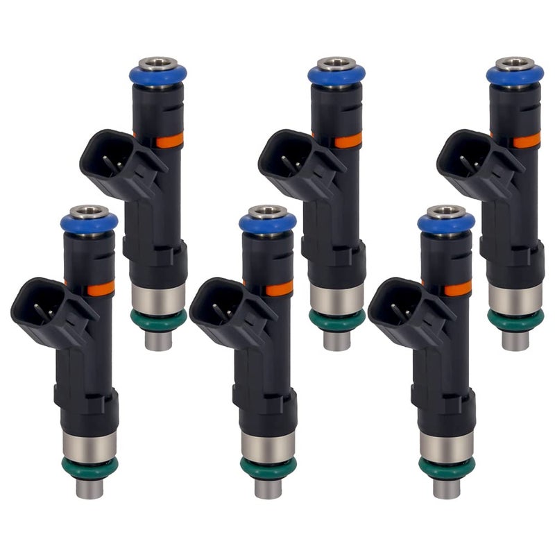 0280158020 Fuel Injectors for Dodge Dakota Nitro Jeep Commander 37L 200410 Dakota 20042012 Jeep Liberty 37L 0280158020 81212145 FJ474 62389 53032701AA RL032701AA Fuel Injector