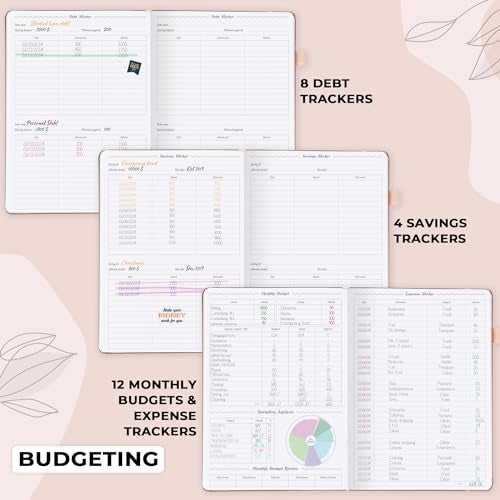 GoGirl Planner PRO Schedule - Undated Planner with Hourly Time Slots, Monthly, Weekly & Daily Organizer, Appointment Book for time Management, 7"x10" Hardcover, Lasts 1 Year - Rose Gold - Image 5