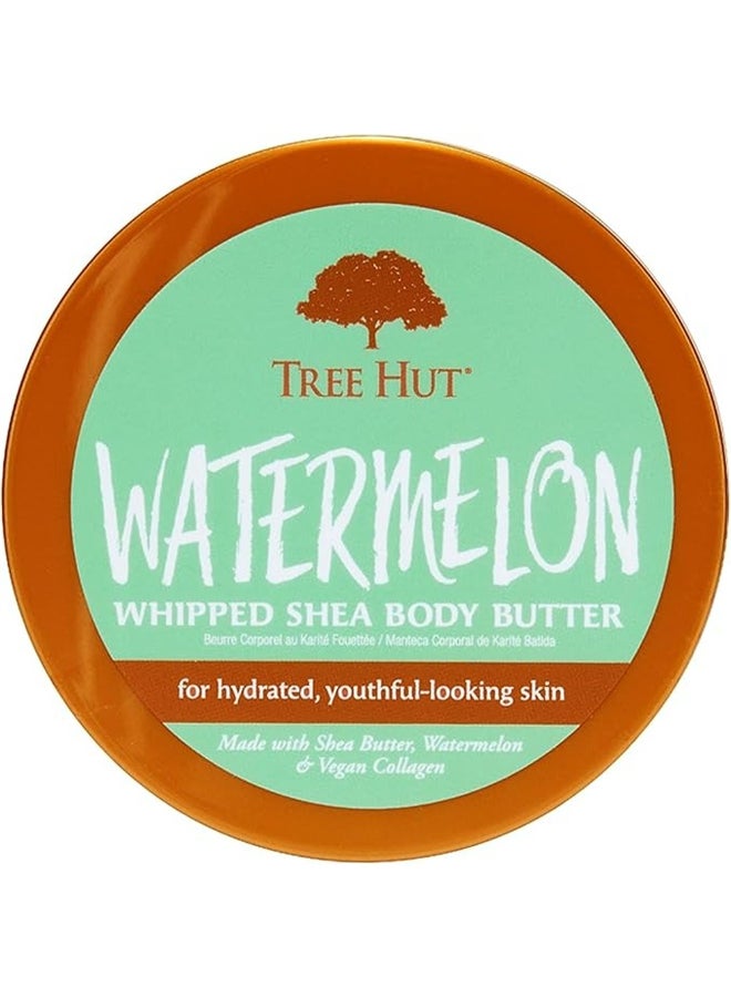 Tree Hut Watermelon Whipped Shea Body Butter, Hydrates And Nourishes For Youthful-Looking Skin, 240G - Image 2