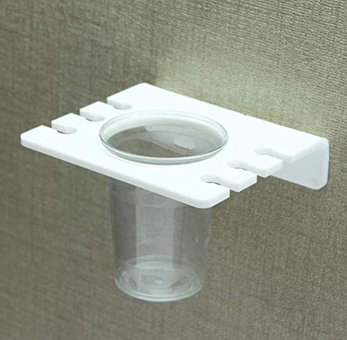 A to Z Acrylic Brush & Paste Tumbler Holder High Grade Glossy Unbreakable Anti Rust for Bathroom - Image 2