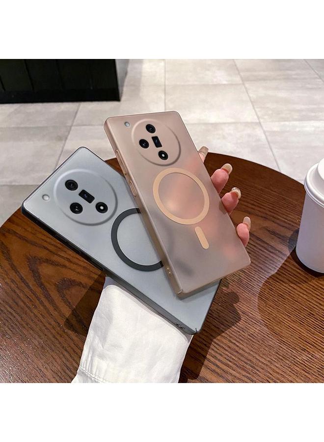 S-TOP Case For OPPO Find X7 Fine Hole Ice Fog MagSafe PC Phone Case - Image 3