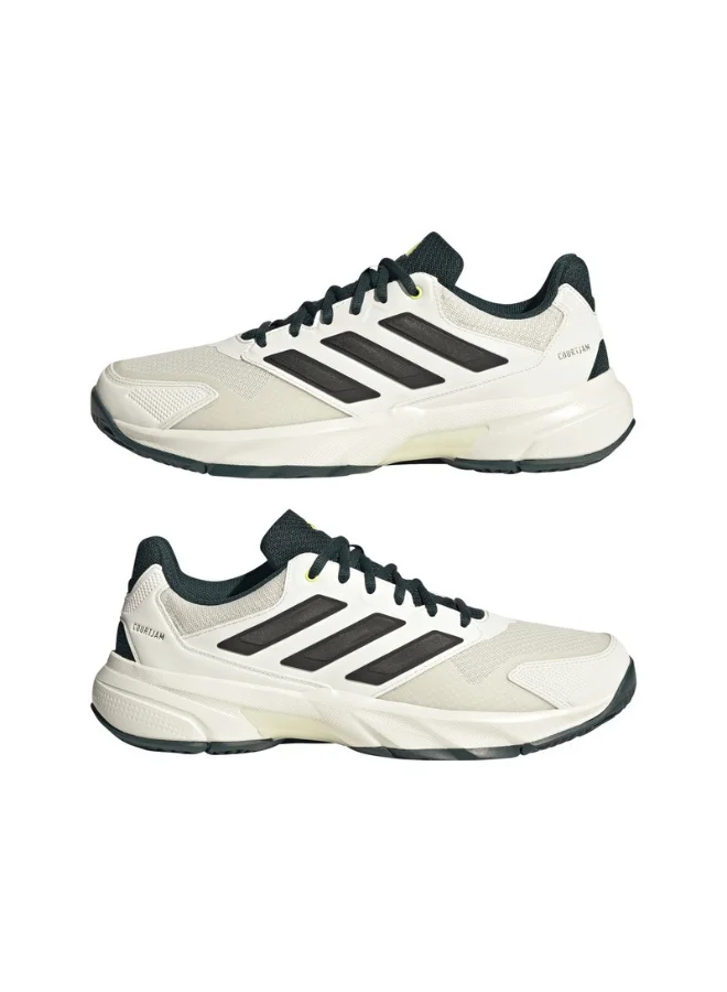 adidas Adidas Courtjam Control 3 M White Tennis Shoes For Men