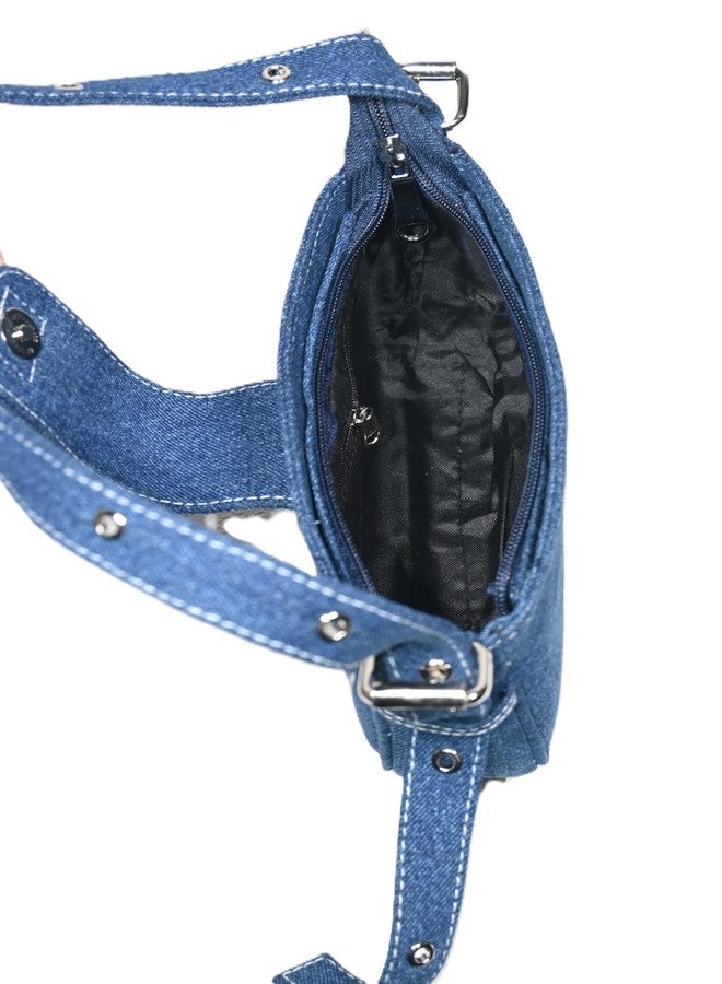 Donicy Denim Sling, Women Denim Bag, Shoulder Bag For Ladies - Image 5