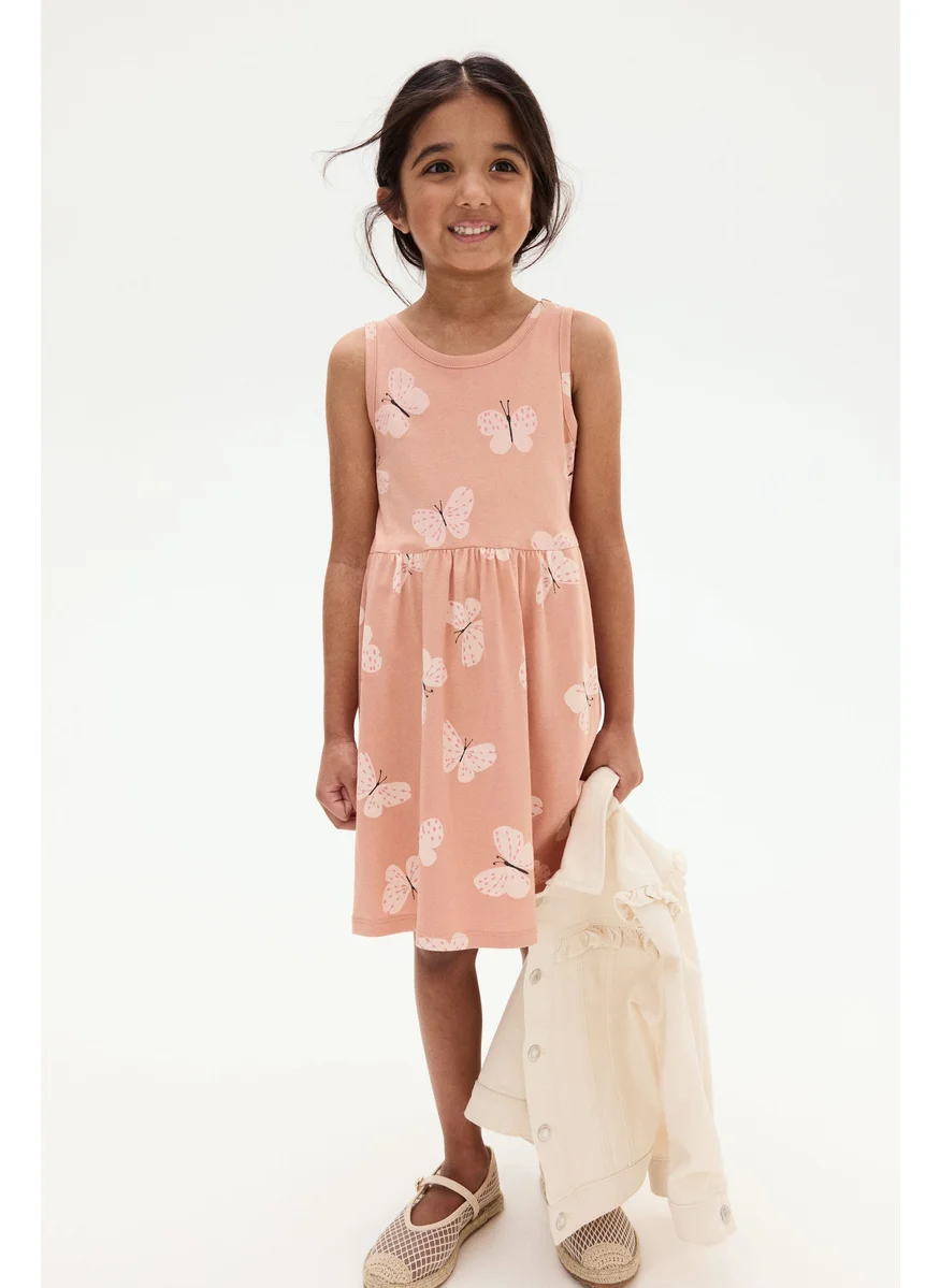 H&M Patterned Cotton Dress