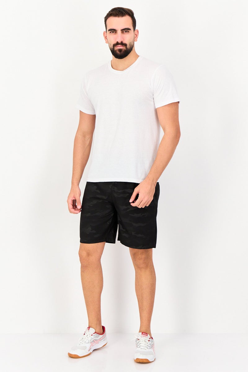 RBX Men Sportswear Fit Camouflage Training Shorts, Multicolor - Image 2