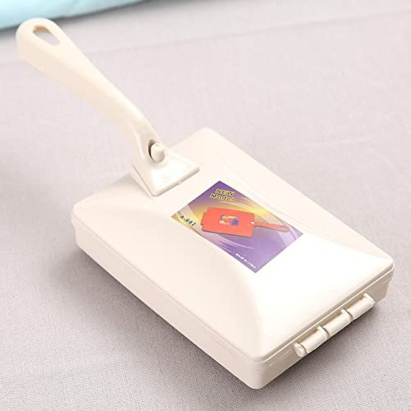 Handheld Carpet Sweeper, Manual Double Roller Sofa Debris Brush, Cleaning Brush for Dirt, Pet Hair, Crumbs, Home, Bedroom, Office, Bed, Sofa, Furniture, Clothes, Desktop Counter - Image 5