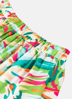 يونيكي Multicoloured Tiered Printed Maxi Skirt  - Image 5