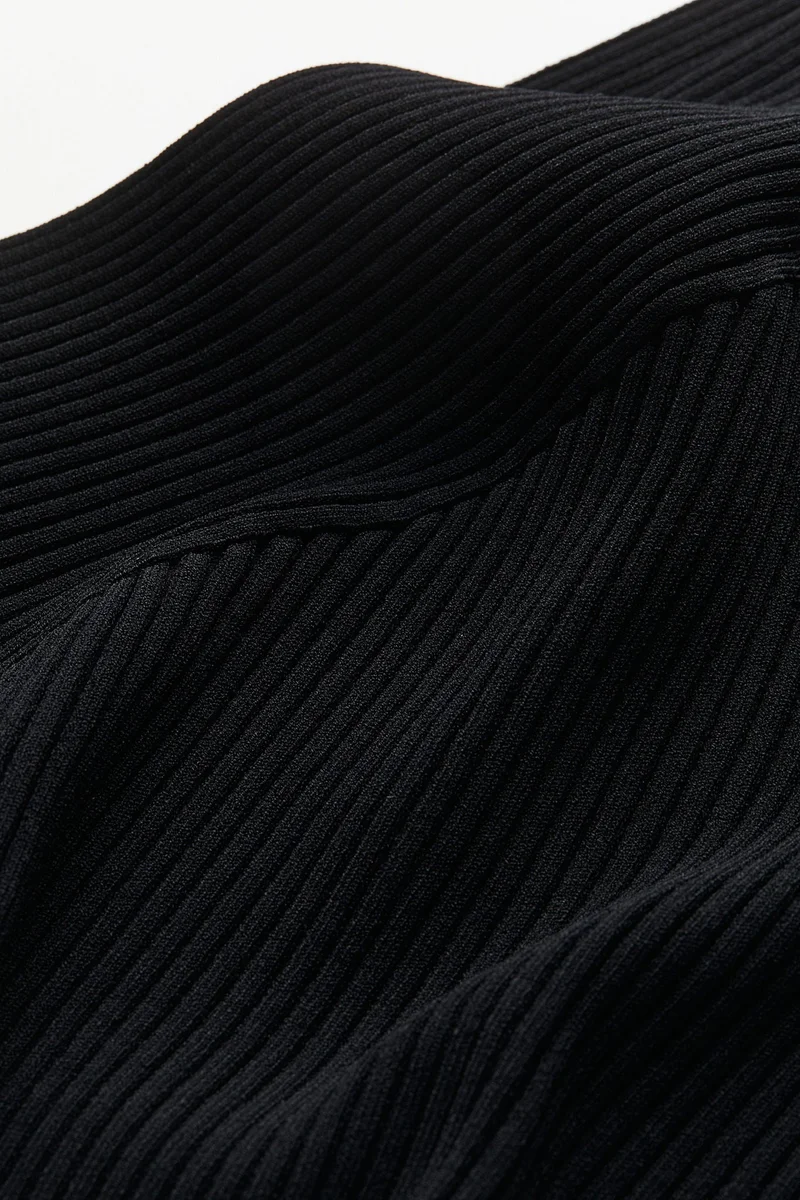H&M Rib-knit one-shoulder top