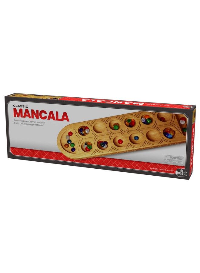 Pressman Classic Mancala Game Features A Fullsized, Solid Wooden Board With Exquisite Detail Stones By Pressman - Image 5