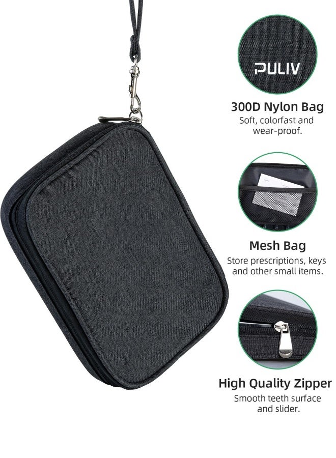4 Times One Day Pill Organizer With 7 Day Pill Cases Removable Pill Box Portable Waterproof Moisture Pill Sorters to Store Vitamin, Medication - Image 5