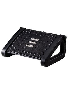 Adjustable Office Ergonomic Comfort Under Desk Foot Rest Stool Stand With Roller