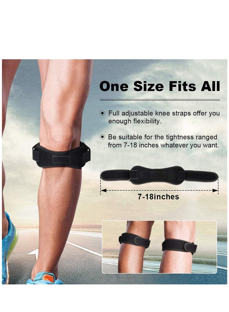KASTWAVE Knee Brace Support Adjustable Compression Sleeve Wraps Pads New Generation Knee Protector for Single Pack Large for Outdoor Sports 1count  - Image 2