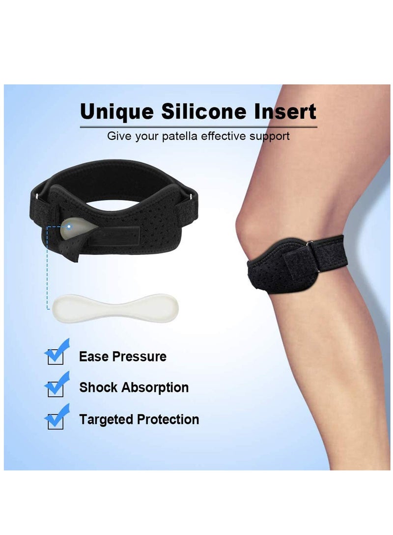 KASTWAVE Knee Brace Support Adjustable Compression Sleeve Wraps Pads New Generation Knee Protector for Single Pack Large for Outdoor Sports 1count  - Image 3