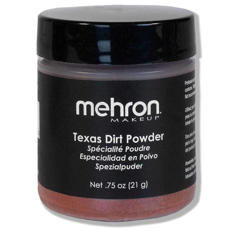 Mehron Texas Dirt Special Effects Makeup Powder (0.75 oz), Medium - Image 1