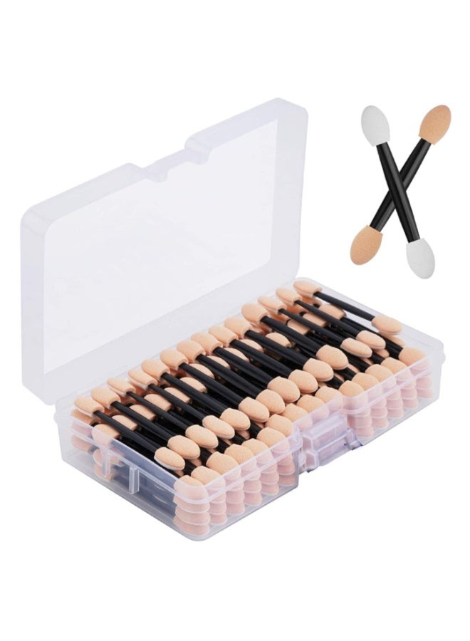 New model sponge head eyeshadow brush, concealer brush, lip brush, makeup brush. Total of 50 pieces. - Image 1