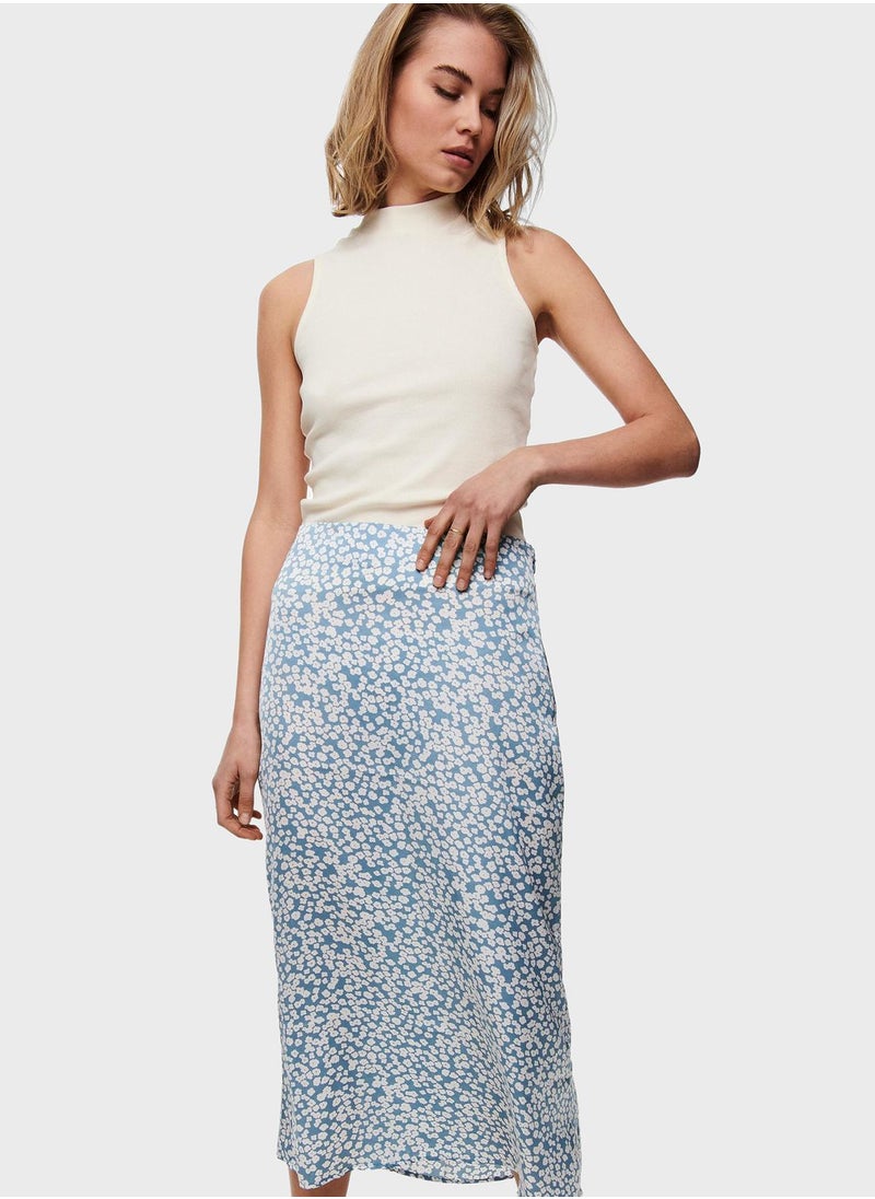 ONLY - Printed Midi Skirt - Image 1