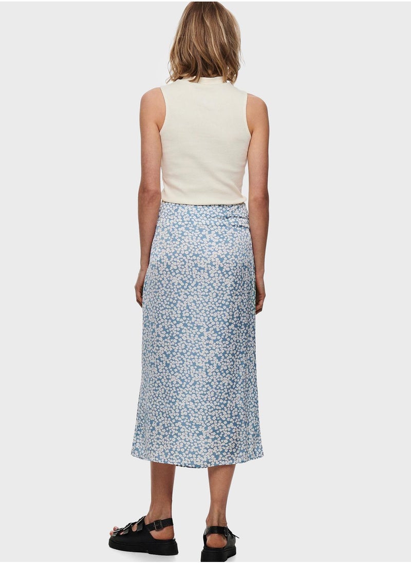 ONLY - Printed Midi Skirt - Image 1