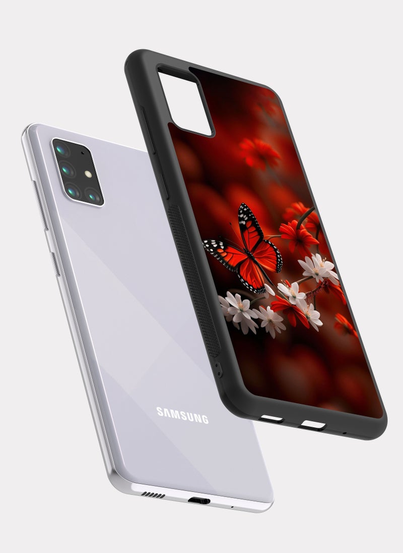 PXLAAT Samsung Galaxy A71 case cover Butterfly - Image 2