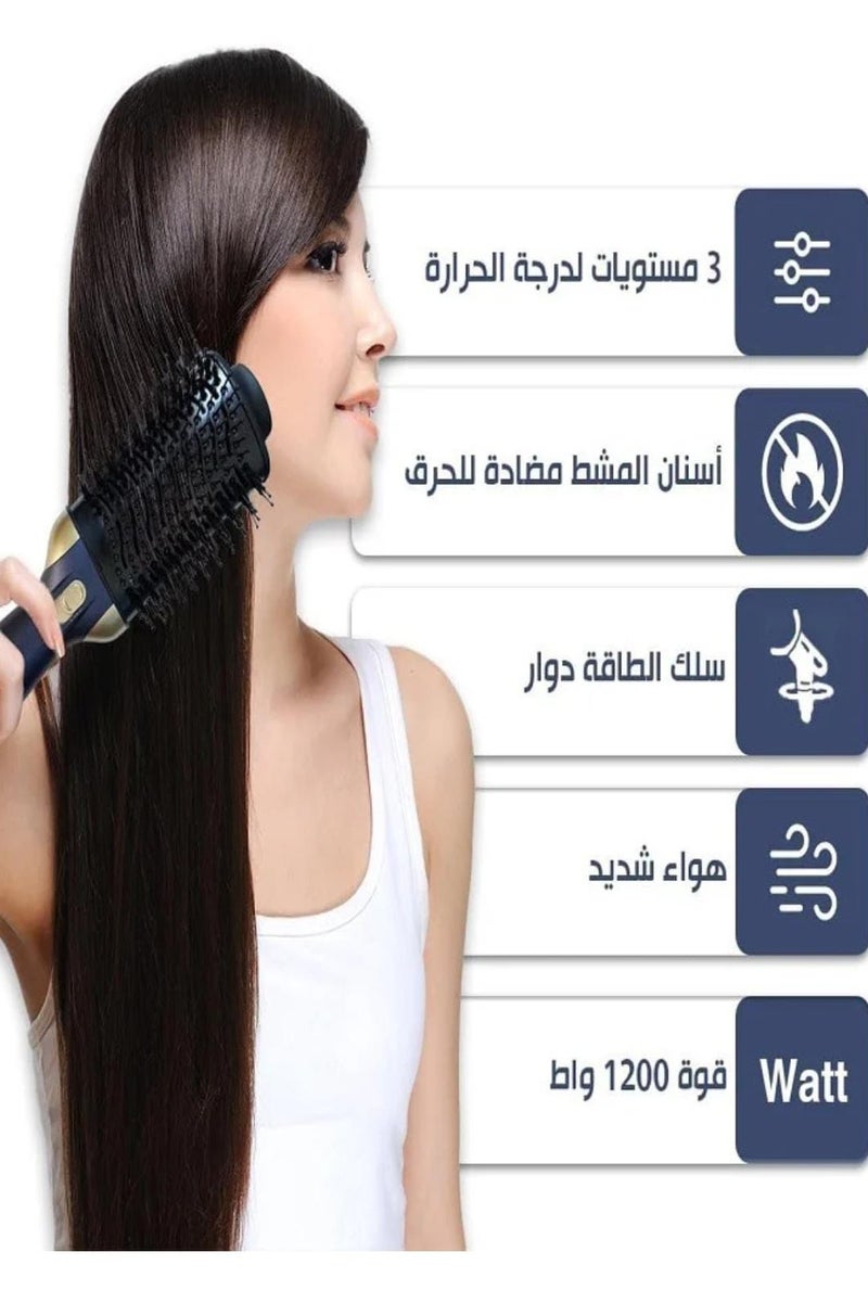 سوكاني مجفف الشعر مشط الهواء الساخن SK-904A مشط تصفيف متعدد الوظائف ومتعدد الاستخدامات - 1200 واط - Image 5