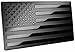 eVerHITCH USA American Metal Flag Auto Fender Emblem for Cars Trucks 5x3 Black 1 Pack - Image 2