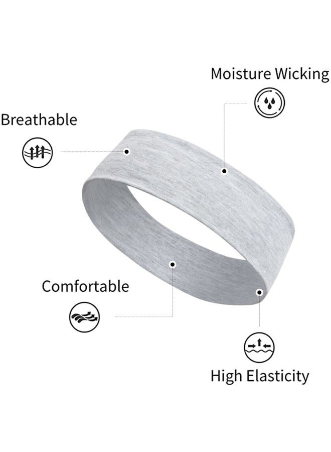 TERSE Hair Bands for Women's Hair Thin Cloth Headbands for Women Soft Stretchy Head Bands Solid Hair Hands - Image 4