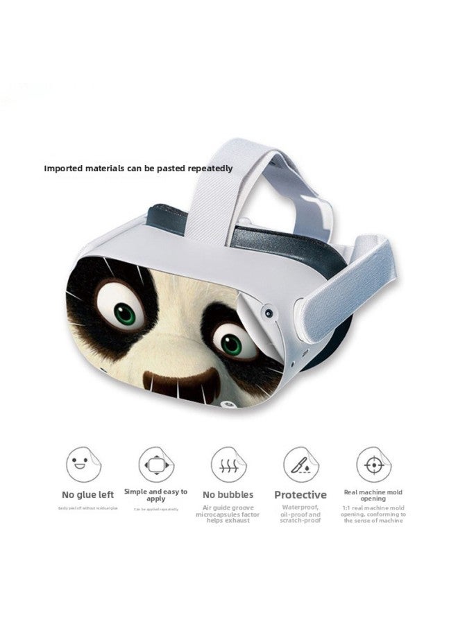 Loquat Oculus Quest 2 VR Glasses Film All-in-one Virtual Reality Helmet Steam VR Game Sticker-Color:611 - Image 5