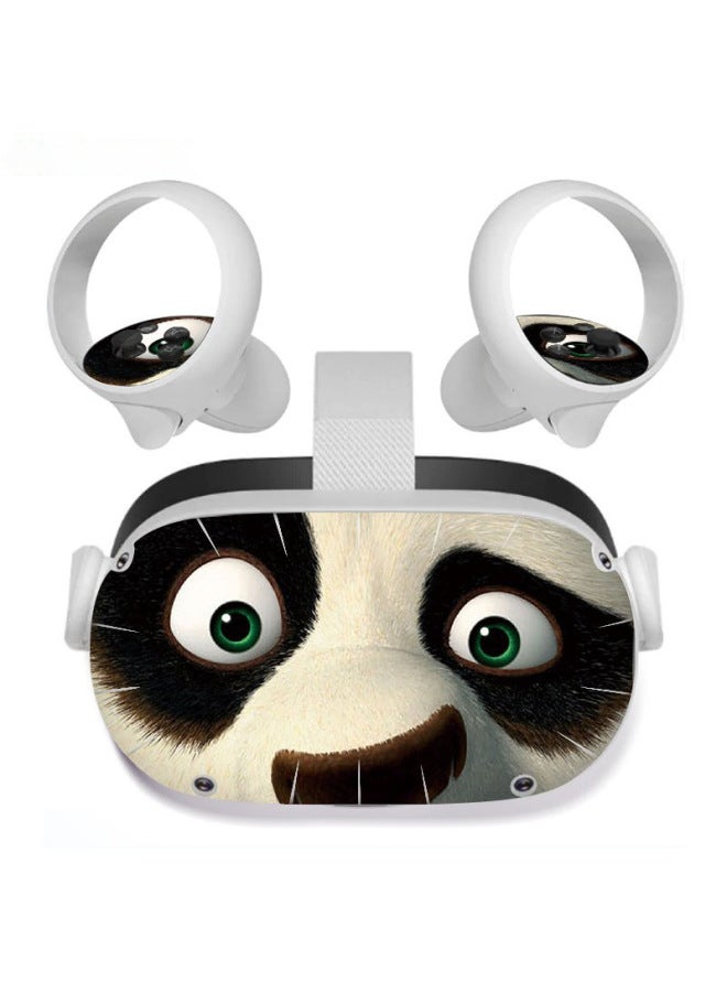 Loquat Oculus Quest 2 VR Glasses Film All-in-one Virtual Reality Helmet Steam VR Game Sticker-Color:611 - Image 4