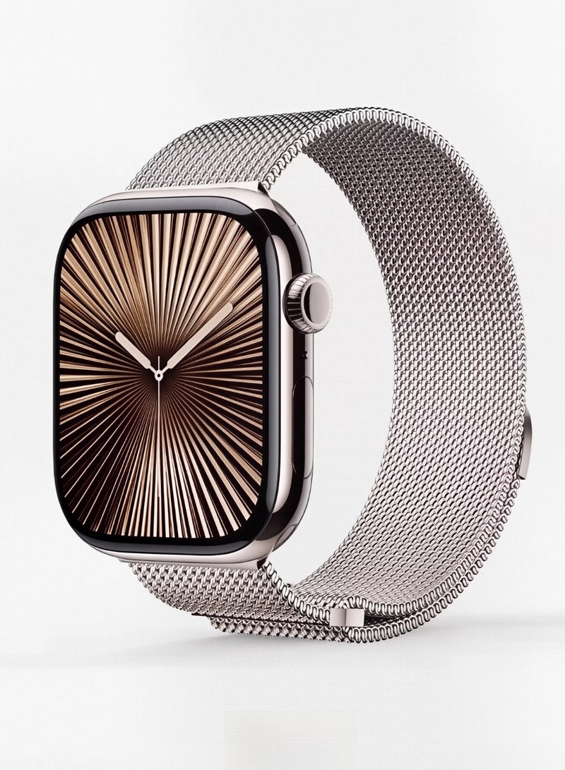 Starlight,Milanese, watch band, Iwatch band, 38mm40mm41mm42mm, compatible with all series of S11 S10 S9 S8 SE - Image 1