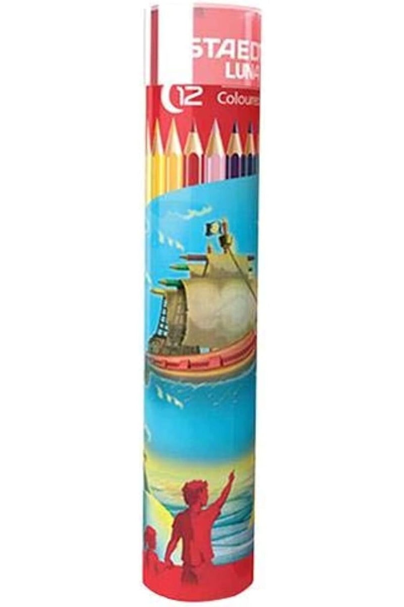 STAEDTLER Luna Colored Pencils Cylinder - 12 Colors