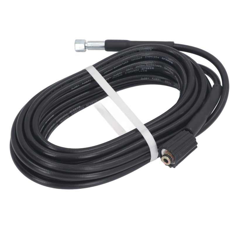 High Pressure Washer Hose 10M M22x1.5MM‑14MM PVC Rubber Explosion Proof - Flexible Portable Pressure Water Hose for Car Washing Garden Watering Irrigation - Image 2