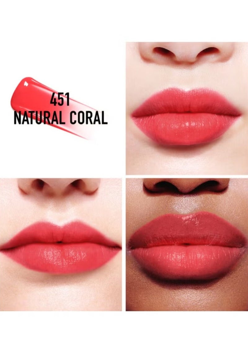 ديور أديكت صبغة شفاه ديور أديكت - ترطيب يدوم 24 ساعة، حبر شفاه غير قابل للنقل - 451 - Image 2