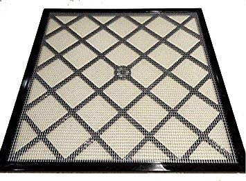 Excalibur 14 x 14 Polyscreen Mesh Tray Screen Inserts for 5 and 9 Tray Excalibur Dehydrators 5 Pack