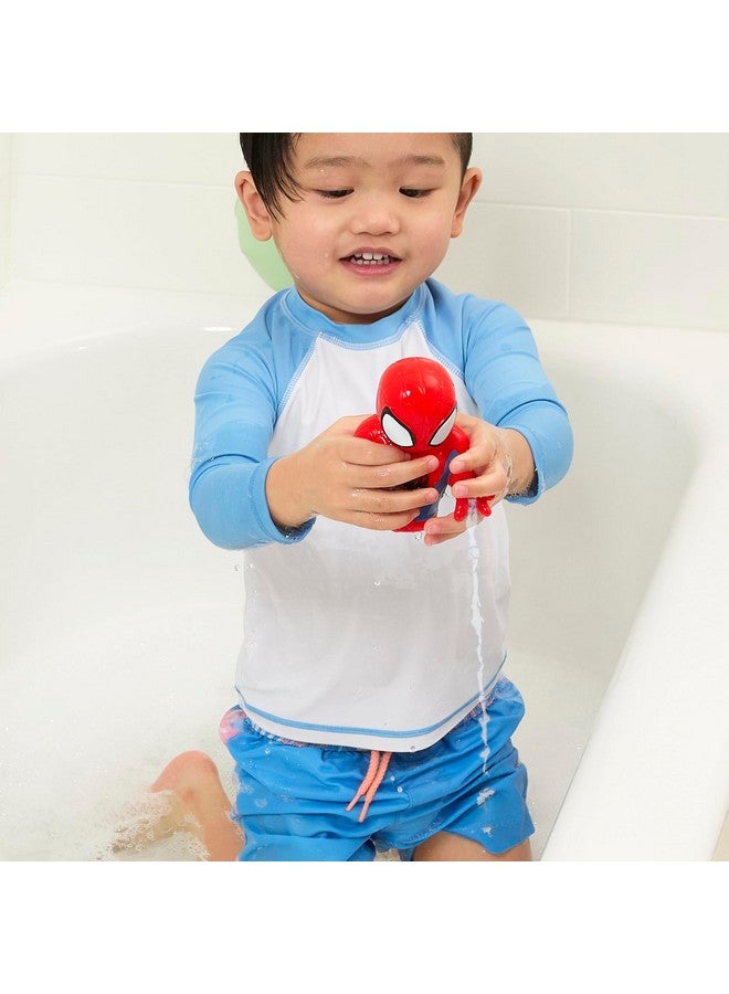 Marvel Spidey & Friends - 5 Piece Bath Squirter Bucket Set - Bath Toys for Baby and Toddlers - Includes Organizer Bucket - Store Bath Time Water Toys - Image 4
