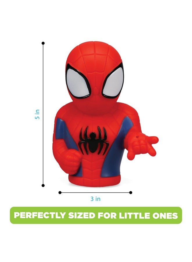Marvel Spidey & Friends - 5 Piece Bath Squirter Bucket Set - Bath Toys for Baby and Toddlers - Includes Organizer Bucket - Store Bath Time Water Toys - Image 3