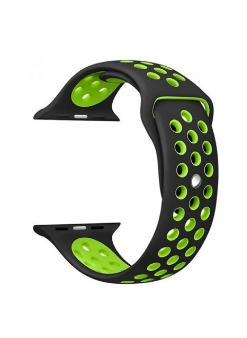 Risen - Silicone Sport Band for Apple Watch 49mm 45mm 44mm 42mm Soft Replacement Wrist Strap Compatible With iWatch Series Ultra/8/7/SE/6/5/4/3/2/1 Nike Sport Edition - Image 1