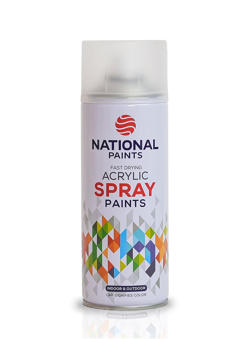 NATIONAL PAINTS - Fast Drying Acrylic Spray Paint CLEAR 900 - Image 1