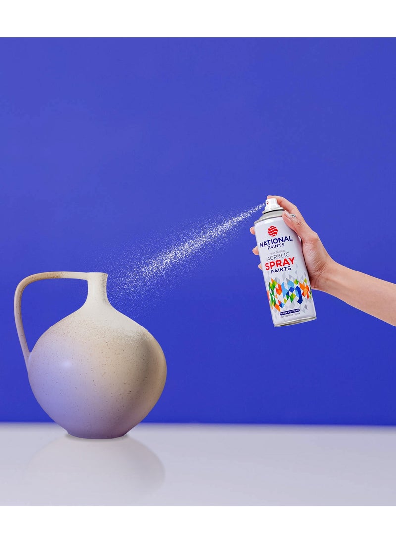 NATIONAL PAINTS - Fast Drying Acrylic Spray Paint CLEAR 900 - Image 1
