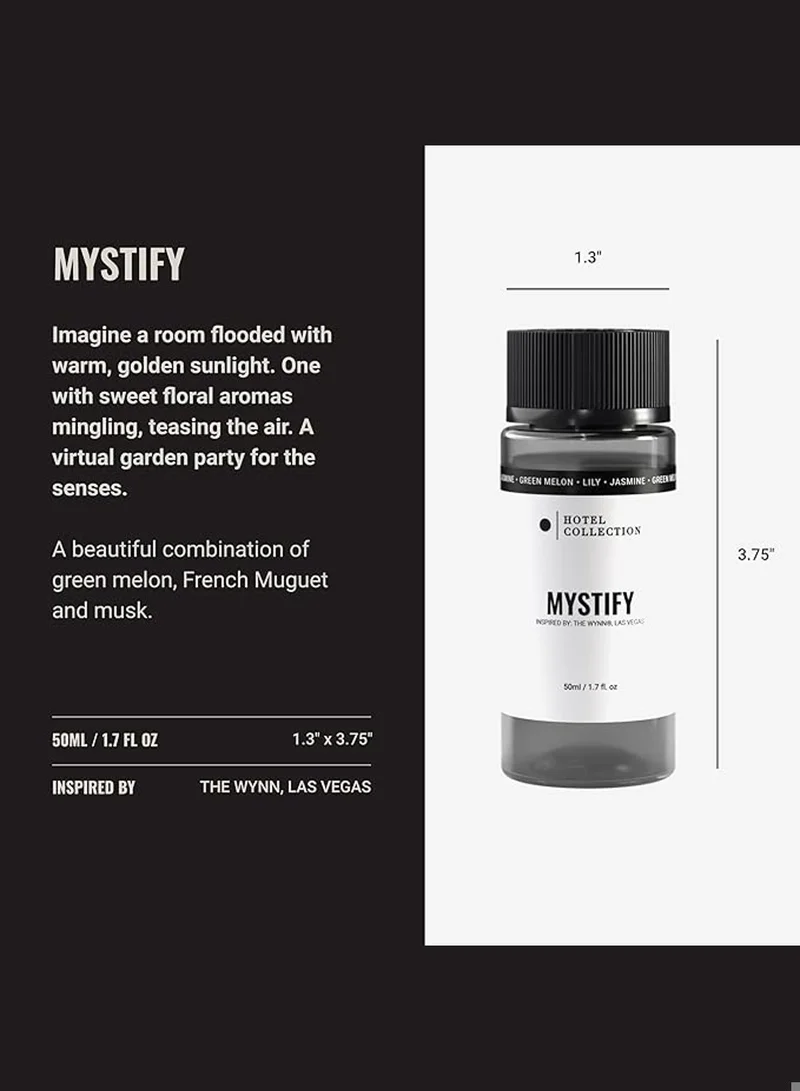Hotel Collection Mystify Pro-Pod Oil Blend - Hotel Inspired for Luxury Essential Oil Diffusers - Aromatherapy Scent Diffuser Oil - Citrus, Green Melon, and Raspberry