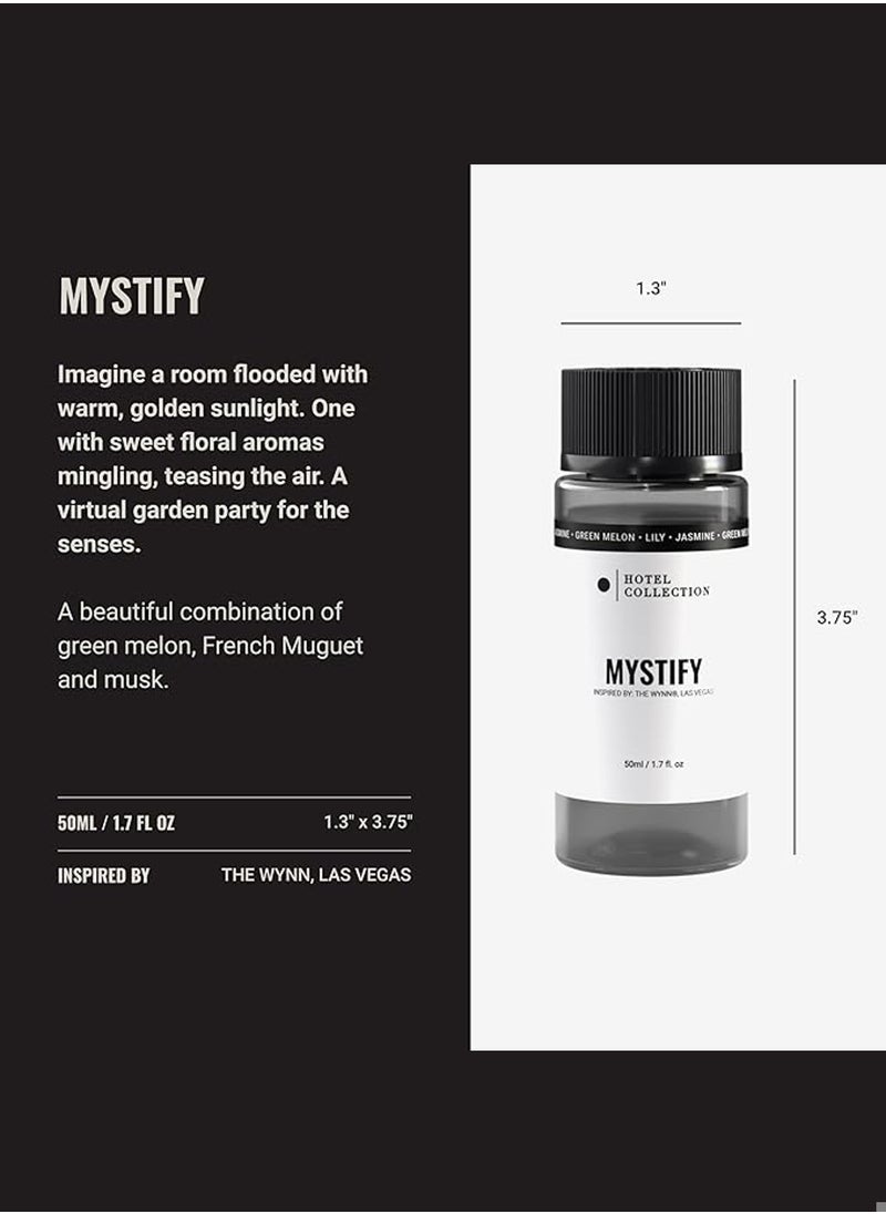 Mystify Pro-Pod Oil Blend - Hotel Inspired for Luxury Essential Oil Diffusers - Aromatherapy Scent Diffuser Oil - Citrus, Green Melon, and Raspberry - 50 mL