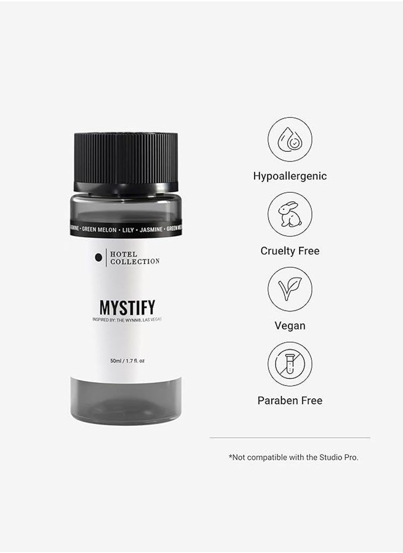 Mystify Pro-Pod Oil Blend - Hotel Inspired for Luxury Essential Oil Diffusers - Aromatherapy Scent Diffuser Oil - Citrus, Green Melon, and Raspberry - 50 mL
