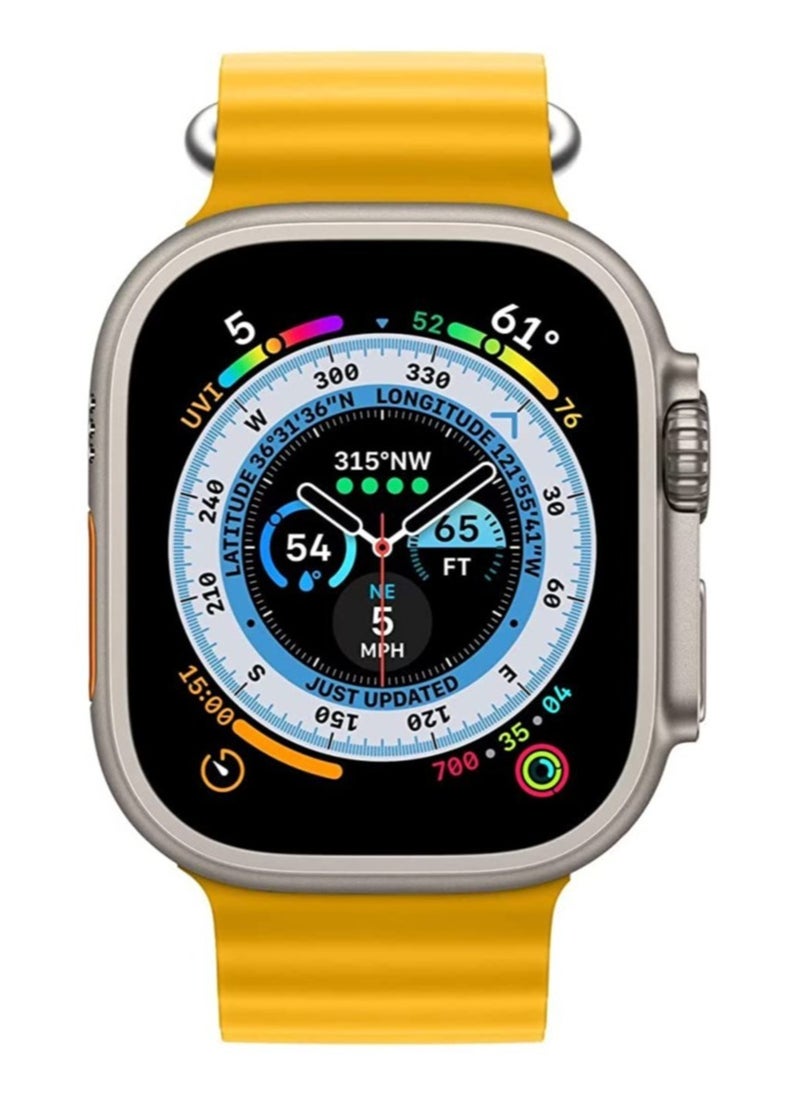 Generic - "Sport Silicone Band for Apple Watch Ultra - Compatible with 42/44/45/49mm, Series Ultra, 8, 7, 6, 5, and SE" - Image 1