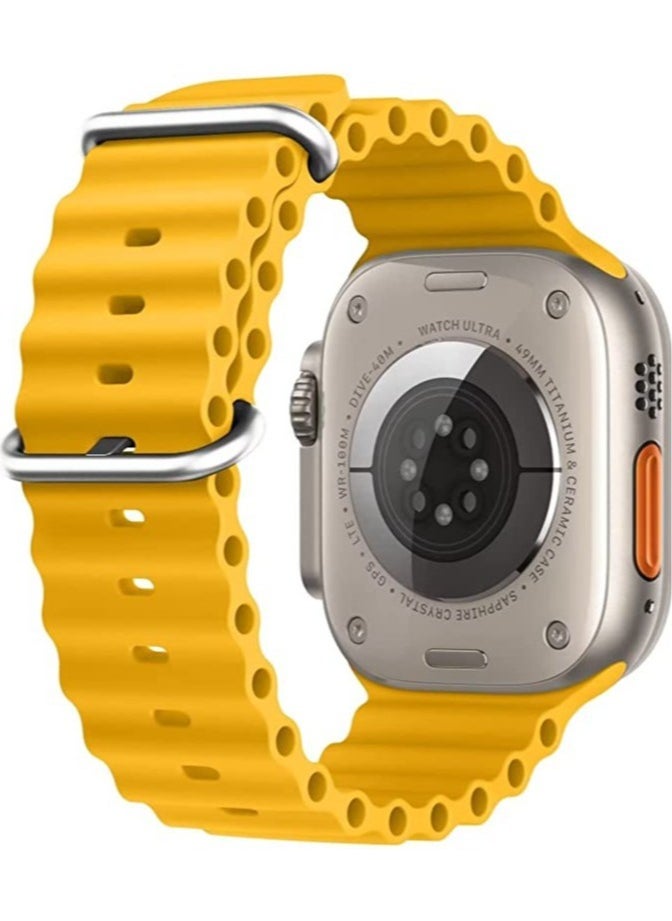 Generic - "Sport Silicone Band for Apple Watch Ultra - Compatible with 42/44/45/49mm, Series Ultra, 8, 7, 6, 5, and SE" - Image 1