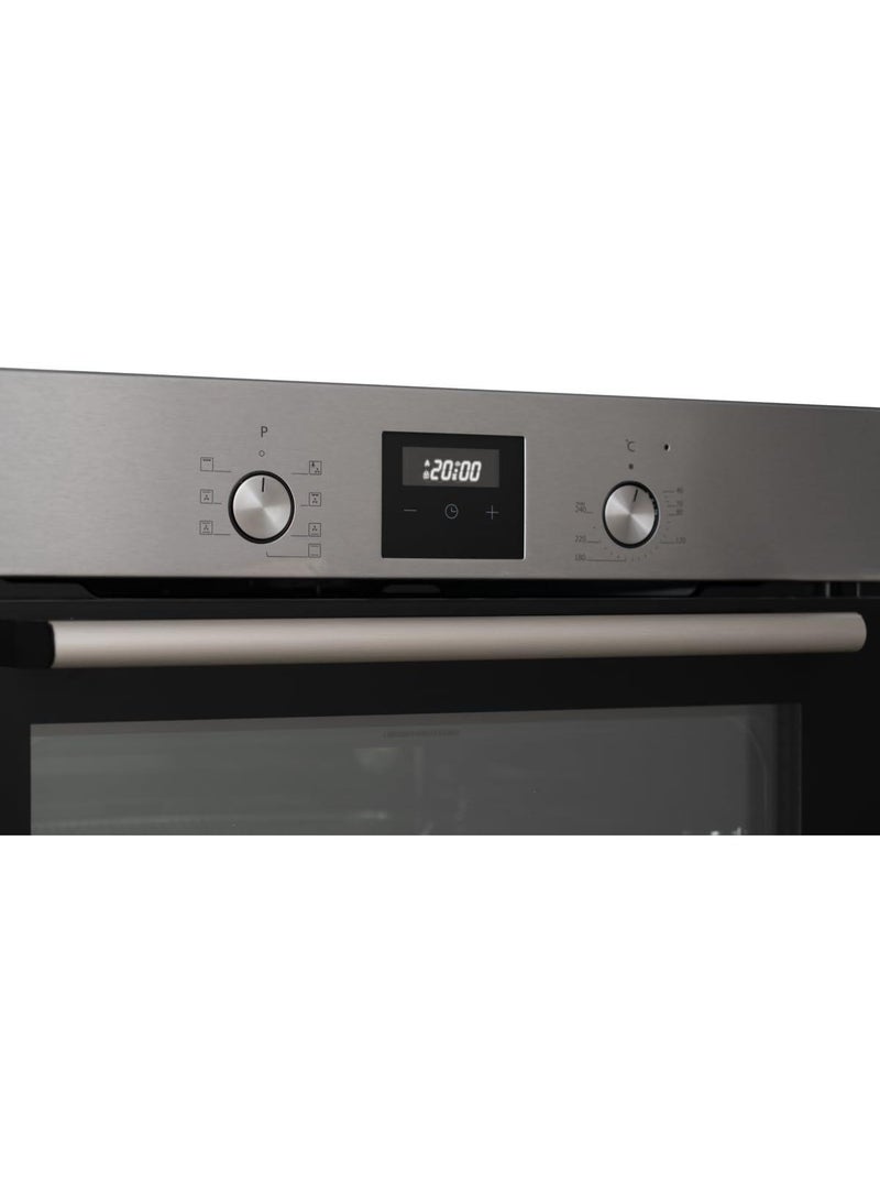 Ocean OEOF 68 I TC, Built‑in Electric Oven with Grill, 60 cm, 60 Liters, Black/Stainless Steel - Image 2
