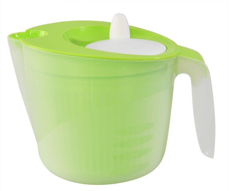 HomeX Salad Spinner with Pouring Spout  Lettuce Spinner and Vegetable Washer with Removable Strainer Basket  BPAFree Salad Strainer for Drying Fresh Greens Spinach and Veggies